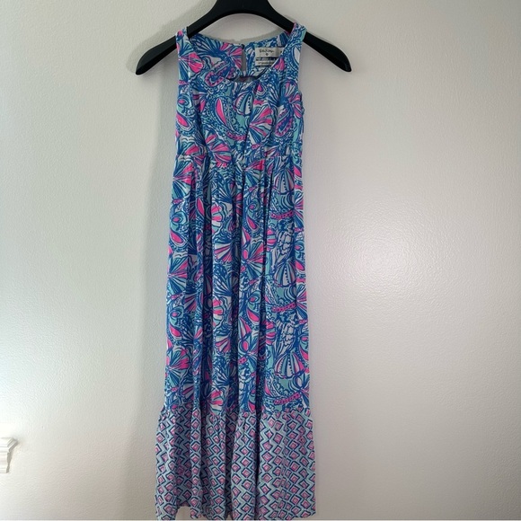 Lilly Pulitzer Other - Lilly Pulitzer Girls Paisley Tier Maxi Dress M 20th Anniversary